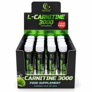 DUOZI OEM L-<span class=keywords><strong>Carnitina</strong></span> 3000 Fiale Liquide Senza Zucchero Integratore Alimentare 30ml X 16 Flaconi - Product Image 2