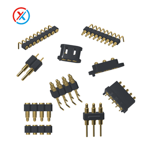 <strong>Customized</strong> High Performance <strong>Brass</strong> Gold Plated 1-20pin Pogo <strong>Connector</strong> Male Female Spring Loaded Pogo pin <strong>Connector</strong> - Product Image 1