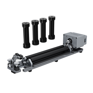 เครื่องแกะสลักเลเซอร์แบบลูกกลิ้ง Atomstack R6 สภาพใหม่ เทคโนโลยีไฟเบอร์เลเซอร์สำหรับโลหะ พื้นผิวโค้งทรงกระบอก แก้ว - Product Image 1