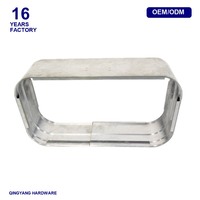 Profilé de cadre de boîte lumineuse publicitaire usiné sur mesure par CNC, extrusion d'aluminium anodisé, plusieurs couleurs, OEM commercial