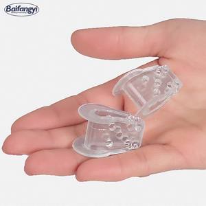 <span class=keywords><strong>Separador</strong></span> de dedos de gel de <span class=keywords><strong>silicona</strong></span> para pedicura Hallux Valgus Corrector Juanetes Corrector espaciadores para dedos de los pies - Product Image 2