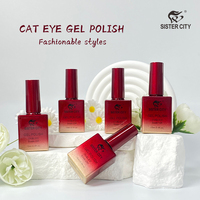 Vernis à ongles gel UV magnétique effet œil de chat français – Bouteille écologique, pour salon et usage domestique, longue tenue, non toxique