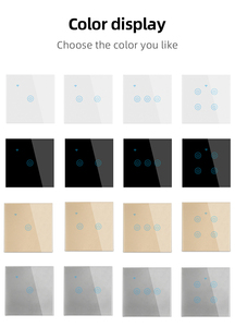 Cho tuya Wifi + BLE 1/2/3/4 gang thông minh chuyển đổi ánh sáng cảm ứng Bảng điều chỉnh trung tính điện thoại di động điều khiển từ xa cuộc sống thông minh Tempered Glass tường - Product Image 2