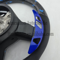 Nouveau design en fibre de carbone forgée, cuir, LED pour BMW Série 3, Série 5, F10, F20, F30, F90, F01, F02, volant de voiture