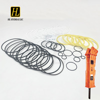 Kit de joints pour marteau brise-roche hydraulique haute pression E220, joint de tige de piston, résistance extrême aux chocs