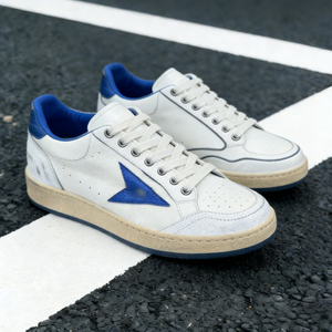 Chaussures rétro pour hommes et femmes, à lacets, respirantes, en cuir et mesh, style hip-hop, effet vieilli, confortables, baskets de marche - Product Image 5