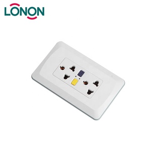 LONDON Mise À La Terre Standard 230 V 10A Tension nominale électrique interrupteur prise gfci prise murale - Product Image 2
