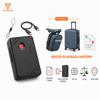 Rastreador GPS Inalámbrico Compacto de 57x35x19mm para Bicicleta/Maleta con Servidor Privado Integrado y Historial de Rutas