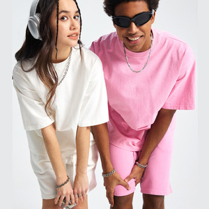 T-shirt da uomo personalizzate all'ingrosso 2025 – Magliette semplici da uomo in cotone di alta qualità, oversize, streetwear unisex per uomo - Product Image 2