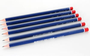Crayons en bois hexagonaux OEM <span class=keywords><strong>de</strong></span> haute qualité Crayons à plomb <span class=keywords><strong>HB</strong></span> Bleu avec extrémité rouge dans un paquet <span class=keywords><strong>de</strong></span> <span class=keywords><strong>papier</strong></span> <span class=keywords><strong>de</strong></span> 12 pièces pour l'école et le bureau - Product Image 5
