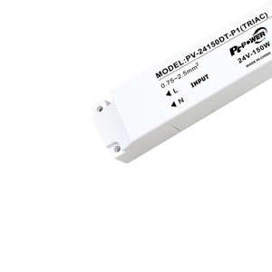 Controlador LED regulable TRIAC 0-10V/1-10V/10V PWM/Rx sin parpadeo de 150W CE, fuente de alimentación LED CV para interiores de 100-240V AC-DC 24V IP20 - Product Image 4