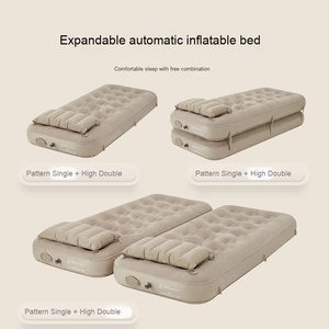 Mejor precio Empalme automático plegable sala de estar piso aire al aire libre Camping almohadilla para dormir cama inflable colchón - Product Image 5