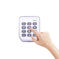 Clavier sans fil étanche YET-KP01 433 MHz à 2 canaux pour système de contrôle d'accès de portail, clavier sans fil à code roulant
