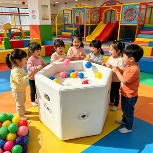 Balle flottante interactive hexagonale soufflante pour enfants, machine à balles sensorielles pour aire de jeux intérieure, garderie et café-jeux - Product Image 2