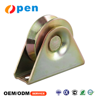Roulettes de porte coulissante en acier robuste modernes, roulettes de porte coulissante, roulettes de porte pliante, roulettes de porte d'entrepôt, rainures en U/V/Y