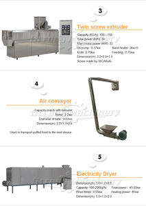 สายการผลิตเครื่องอัดรีดข้าวโพด Cheetos ขนมพัฟกรอบ - Product Image 3