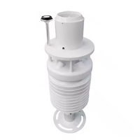 Compact 6-en-1 ultrasons température de l'air direction du vent pluie énergie solaire Station météo Mini convertisseur météo anémomètre