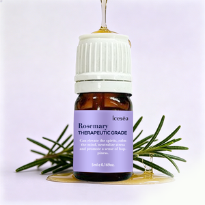 Huile Essentielle de Romarin à Marque Blanche 100% Pure Naturelle, Aromathérapie, Soin Cheveux et Peau, Distillée à la Vapeur, OEM - Product Image 1