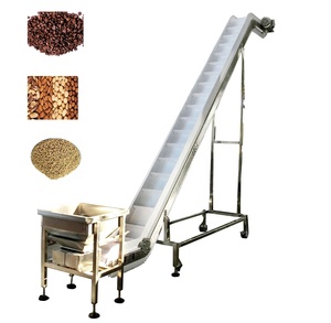 Máy Băng Tải Đai PU Nghiêng Cấp Thực Phẩm Tự Động Có Phễu - Product Image 6