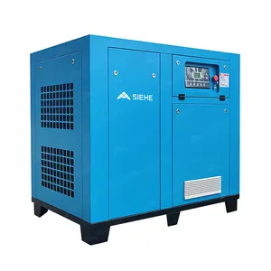 Industrial Equipments Oil Free 7.5KW 11KW 15KW Screw Air Compressor With Air Tank And Dryer