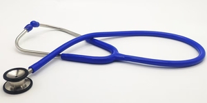 Stéthoscope professionnel double face HMYL HM-120 pour cardiologiste, en alliage d'aluminium, certifié CE Classe II, garantie 1 an - Product Image 2