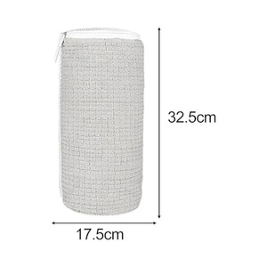 Sac à linge pour chaussures OEM, rond, en chenille, avec poche intérieure pour la protection du linge - Product Image 4