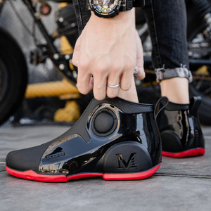 Men <b>Waterproof</b> Rubber Rain Boots With Plastic Toe Kitchen <b>Work</b> Shoes Autumn Wear - Product Image 4