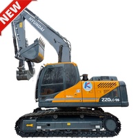 Excavadora Usada Hyundai 220-9 Premium Inteligente de Alto Rendimiento Multifuncional con Entrega Rápida y Equipamiento Estándar Industrial