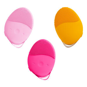 Waterproof Electric Silicone Facial Cleaning Brush <b>Sonic</b> Vibration Massage USB Charger Smart Face <b>Cleaner</b> - Product Image 6