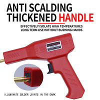 Pistolet de soudage pour réparation de pare-chocs de voiture Réparation de fissures en plastique Outils de soudage thermofusible Pistolet de soudage pour réparation en plastique