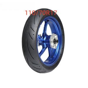 Neumático de Motocicleta Sin Cámara 110/70R17, Neumático Reforzado con Acero de Grado Pista, Semifusible en Caliente, Multiusos para Todo Terreno - Product Image 1