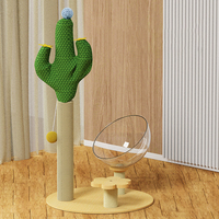 Lit pour chat Money Tree, jouet multifonctionnel pour chat, lit pour animal de compagnie, lit chaud et épais pour chat, griffoir pour chat, résistant à l'usure et aux morsures
