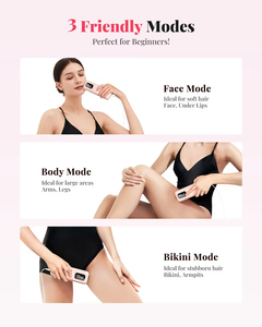 Épilateur IPL portable léger et compact pour femmes, compatible OEM/ODM, pour usage domestique, avec technologie de refroidissement par glace - Product Image 2