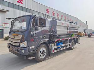 รถดูดสิ่งปฏิกูล FOTON 4x2 ระบบไฮโดรเจ็ท พร้อมเครื่องยนต์ Cummins 156 แรงม้า สำหรับทำความสะอาดตะกอนและสิ่งปฏิกูล เหมาะสำหรับโครงการสุขาภิบาล จัดจำหน่ายจากโรงงานและส่งออก - Product Image 4