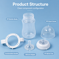 OEM 아기 젖병 제조업체 |   맞춤형 PP 젖병(실리콘 젖꼭지 포함) |   BPA 프리 유아용 젖병 공급업체