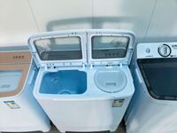 Lave-linge semi-automatique à double cuve, directement de l'usine, avec fonction séchage, personnalisation du logo pour les distributeurs mondiaux