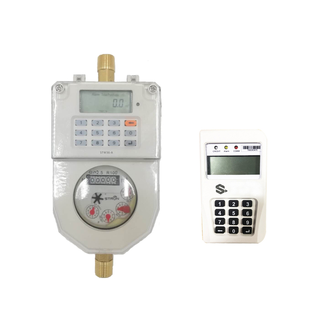 STS Standard LORA-RF Water Flow Meter Multi-Jet R100 Prepaid Split Keypad with CIU Magnetic Field Protection OEM Customizable