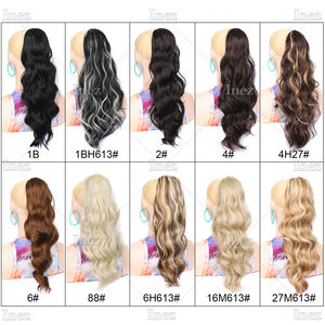 ผมต่อหางม้าสังเคราะห์สำหรับผู้หญิงผมหางม้าสังเคราะห์นุ่มเป็นธรรมชาติใช้ในชีวิตประจำวัน - Product Image 4