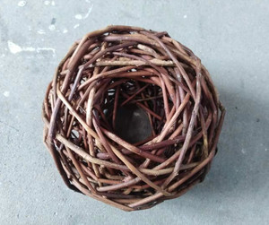 Fabrika fiyat toptan mısır yaprak topu doğal söğüt topu küçük hayvan tavşan tavşan çiğnemek oyun oyuncaklar - Product Image 4