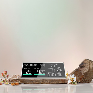Monitor de Calidad del Aire Multifunción Pm2.5 en Oferta, Analizador de Gases Tvoc Co2 con Temperatura, Humedad, Puerto Tipo C, 1 Año de Garantía - Product Image 4