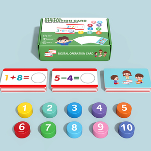Jeu de blocs de construction éducatifs pour enfants, cartes numériques d'arithmétique, puzzle pour apprendre l'addition, la soustraction, jouet <span class=keywords><strong>logique</strong></span> - Product Image 5