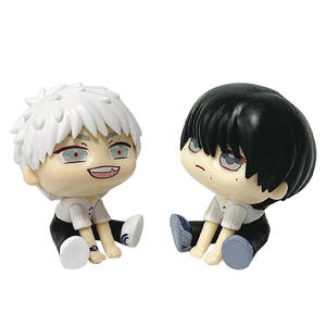 2 Styles Figurine PVC Tsujinaka Yoshiki Version Q Dessin Animé Exquis, Modèle de Collection Assis aux <span class=keywords><strong>Yeux</strong></span> Grands Style Q - Product Image 2