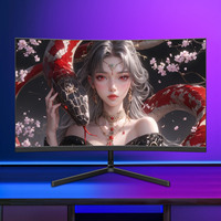Monitor Curvo para Juegos de 27 Pulgadas con Panel VA, LED, 180Hz de Frecuencia de Actualización, 1ms de Tiempo de Respuesta, Anti-Luz Azul, Resolución de PC de 2560*1440, 100% sRGB