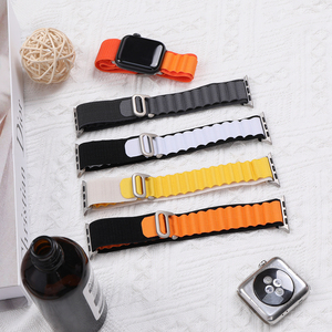 Para Apple Alpine <span class=keywords><strong>Hook</strong></span> <span class=keywords><strong>and</strong></span> <span class=keywords><strong>Loop</strong></span> Watch Correa tejida de nailon trenzado 40mm 41mm 42mm 45mm Titanium G-<span class=keywords><strong>Hook</strong></span> Sport para Iwatch Series 10 - Product Image 6