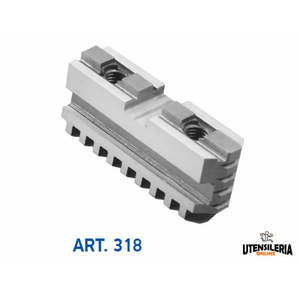 Mordazas base art. 318 para guía simple autocentrante (3 uds) - Product Image 1