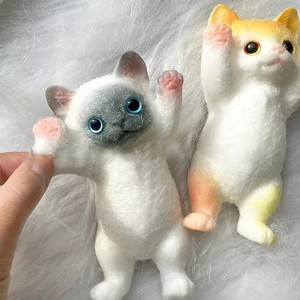 Squishy Zampe Di Gatto Trasparenti - 2 Pezzi Antistress Per Bambini E Squishy Zampe Di Gatto Trasparenti - 2 Pezzi Antistress Per Bambini E