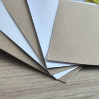 Carton duplex couché, dos gris, recyclable, haute luminosité, taille personnalisable pour cadres photo et autocollants