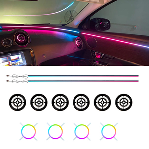 Luz Ambiental RGBIC Premium para Auto, Tira Acrílica Sinfónica, Lámpara Interior de Neón para Jaguar XJL 2010-2018 - Product Image 1