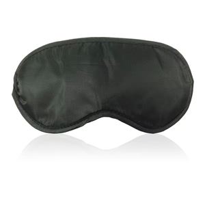 Masque de sommeil surdimensionné en polyester tricoté élastique occultant à 100 % pour la méditation, le yoga, coussin oculaire confortable - Product Image 2