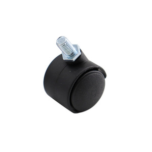 Shengyuan Furniture Caster 1.25 Inch Nylon <b>Wheel</b> M8 Threaded Stem Plain Bearing Cabinet Roller Modern Design - Product Image 2